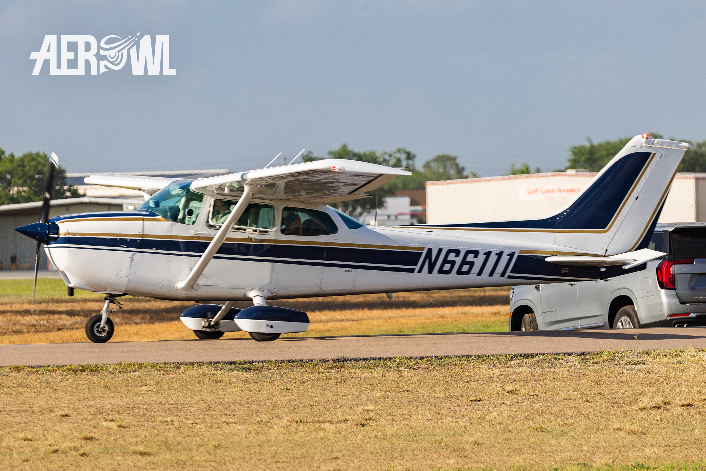 A 1983 Cessna 172Q Skyhawk preparing to start during the Sun´n Fun 2025 in Lakeland, Florida.