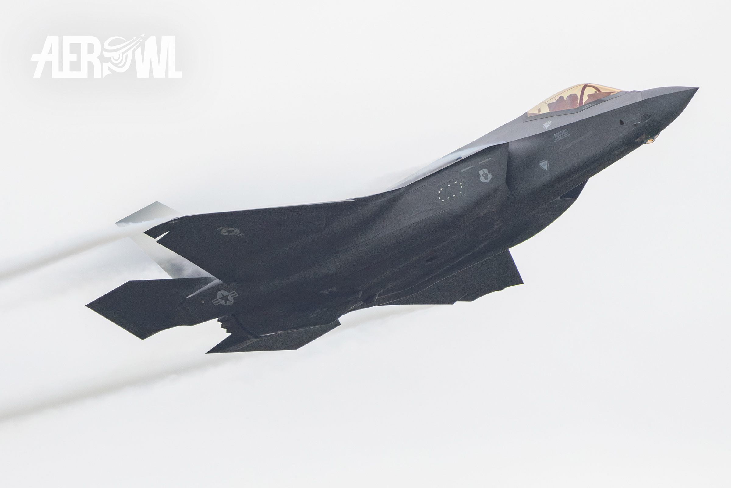 During the AirPower24 in Zeltweg, Austria, Melanie "Mach" Kluesner took off in a Lockheed Martin F-35A Lightning II.