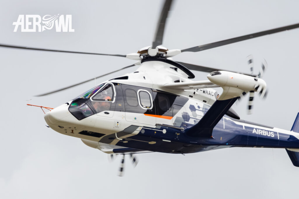 Great demo of the new Airbus Helicopters Racer High Speed Demonstrator at the ILA Berlin 2026 over the runway south of BER Airport Berlin Brandenburg.
